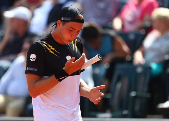 Tennis, Franken Challenge in Fürth 05.06.2016 - Tennis - ATP Tennis Herren Challenger Tour - Franken Challenge - Tournament Turnier - Männer Herren Finale - JüRa - Jan-Lennard Struff (Deutschland)