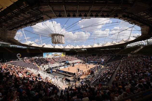05.06.2016, Hamburg, Tennisstadion Rothenbaum smart beach tour, Supercup Hamburg, Finale Übersicht Uebersicht Tennisstadion Rothenbaum Hamburg