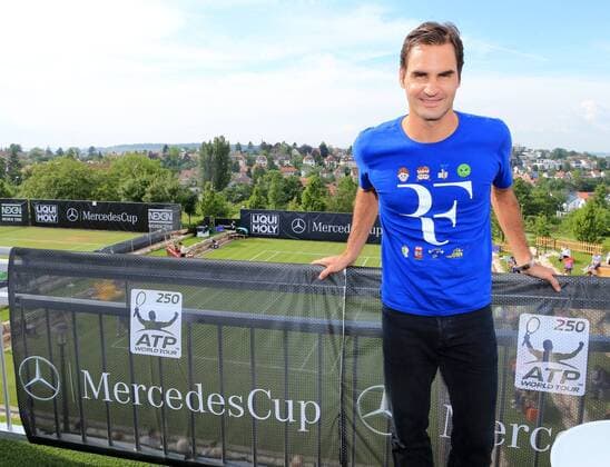 05.06.2016, Mercedes Cup Stuttgart, ATP Tennis Herren Tour, Tennis im Bild: Roger Federer