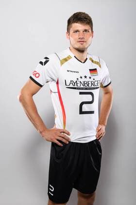03.06.2015, Sportcentrum Papendal, Papendal Volleyball, Fotoshooting Nationalmannschaft Männer Maenner Ruben Schott ( 2 GER)