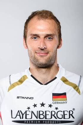 03.06.2015, Sportcentrum Papendal, Papendal Volleyball, Fotoshooting Nationalmannschaft Männer Maenner Dirk Westphal ( 7 GER)