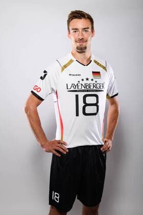 03.06.2015, Sportcentrum Papendal, Papendal Volleyball, Fotoshooting Nationalmannschaft Männer Maenner Georg Klein ( 18 GER)