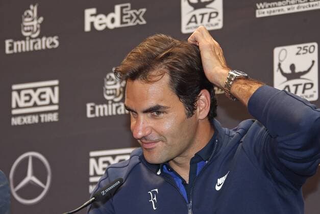 Stuttgart Tennis MercedesCup 2016: Pressekonferenz mit Roger Federer