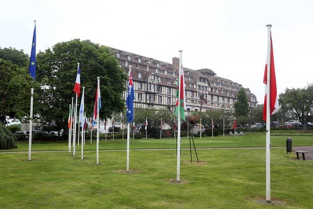EURO 2016, Kroatiens Mannschaftsquartier Hotel du Golf Barriere EURO 2016 - Croatian national football team camp 06.06.2016., Deauville, France - Hotel du Golf Barriere which will be reserved for Croatian national football team during their stay at EURO 2016.  GoranxStanzl PIXSELL