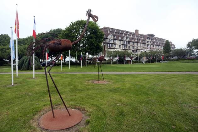 EURO 2016, Kroatiens Mannschaftsquartier Hotel du Golf Barriere EURO 2016 - Croatian national football team camp 06.06.2016., Deauville, France - Hotel du Golf Barriere which will be reserved for Croatian national football team during their stay at EURO 2016.  GoranxStanzl PIXSELL