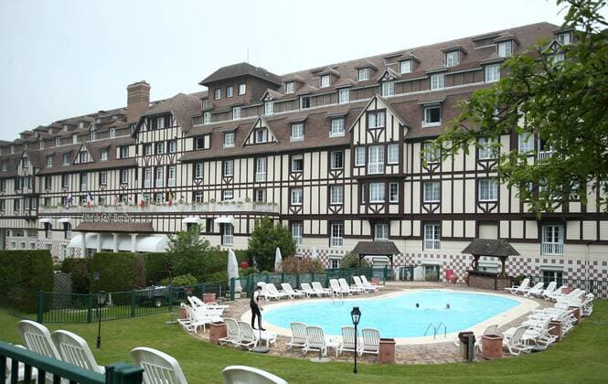 EURO 2016, Kroatiens Mannschaftsquartier Hotel du Golf Barriere EURO 2016 - Croatian national football team camp 06.06.2016., Deauville, France - Hotel du Golf Barriere which will be reserved for Croatian national football team during their stay at EURO 2016.  SanjinxStrukic PIXSELL
