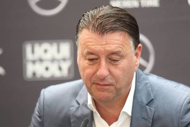 Tennis, ATP-Turnier in Stuttgart - PK Turnierdirektor Edwin Weindorfer Turnierdirektor Weindorfer bei der Pressekonferenz, Mercedes Cup, Tennis, ATP Tennis Herren World Tour, 06.06.2016, Foto:Langer Eibner Stuttgart Copyright: Langer Eibner-Pressefoto EP_HLR