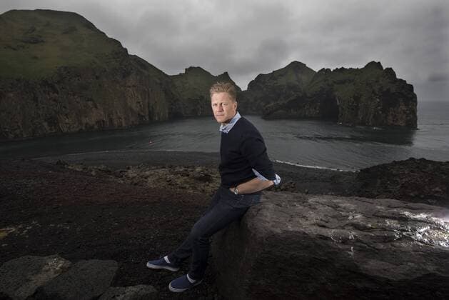 04 06 2016. Vestmannaeyjar, Iceland. Heimir Hallgrimsson, the coach of the Iceland national football team on the island of Heimaey where he lives.  xixImagesx IIM-12809-0007