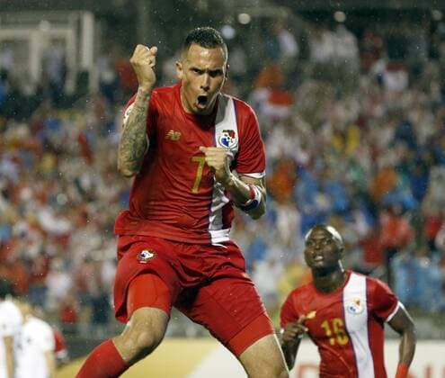 Panama s Blas Perez celebrates after scoring a goal against Bolivia, during their Copa America Centenario 2016 match at the Camping World stadium in Orlando, Florida, USA, 06 june, 2016. BOLIVIA VS. PANAMA !ACHTUNG: NUR REDAKTIONELLE NUTZUNG!  FLO39 20160607-636008658469389236