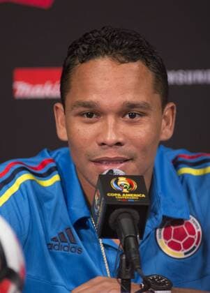 June 6, 2016 - Pasadena, California, U.S - Carlos Bacca of the national team Nationalteam of Colombia during a press conference PK Pressekonferenz at the Rose Bowl Stadium in Pasadena California on Monday June 6, 2016. The team is preparing for the Copa America Centenario 2016 game on Tuesday at the Rose Bowl stadium in Pasadena California. Colombia practice at Rose Bowl - ZUMAp124
