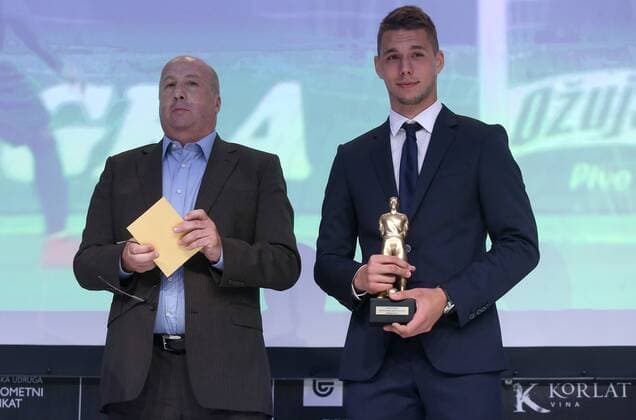 Award Soccer Oscar 06.06.2016., Zagreb, Croatia - The Westin Hotel was held awards ceremony Soccer Oscar organized by the Football union and Croatian newspapers Sportske novosti News). Velimir Zajec, Marko Pjaca.  IgorxKralj PIXSELL