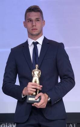 Award Soccer Oscar 06.06.2016., Zagreb, Croatia - The Westin Hotel was held awards ceremony Soccer Oscar organized by the Football union and Croatian newspapers Sportske novosti News). Marko Pjaca.  IgorxKralj PIXSELL