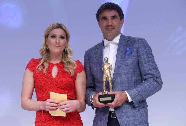 Award Soccer Oscar 06.06.2016., Zagreb, Croatia - The Westin Hotel was held awards ceremony Soccer Oscar organized by the Football union and Croatian newspapers Sportske novosti News). Janica Kostelic, Zoran Mamic.  IgorxKralj PIXSELL