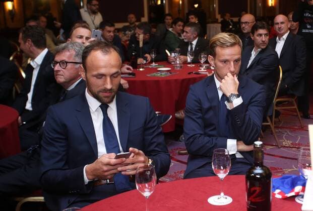 Award Soccer Oscar 06.06.2016., Zagreb, Croatia - The Westin Hotel was held awards ceremony Soccer Oscar organized by the Football union and Croatian newspapers Sportske novosti News). Gordon Schildenfeld, Ivan Rakitic.  IgorxKralj PIXSELL