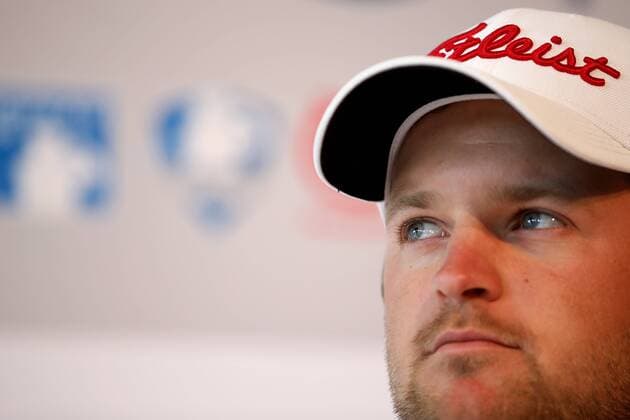 GOLF - PGA Golf Herren Lyoness Open, preview ATZENBRUGG,AUSTRIA,07.JUN.16 - GOLF - PGA European Tour, Lyoness Open, Diamond Country Club, preview, press conference PK Pressekonferenz Image shows Bernd Wiesberger (AUT). GEPAxpictures xDanielxGoetzhaber