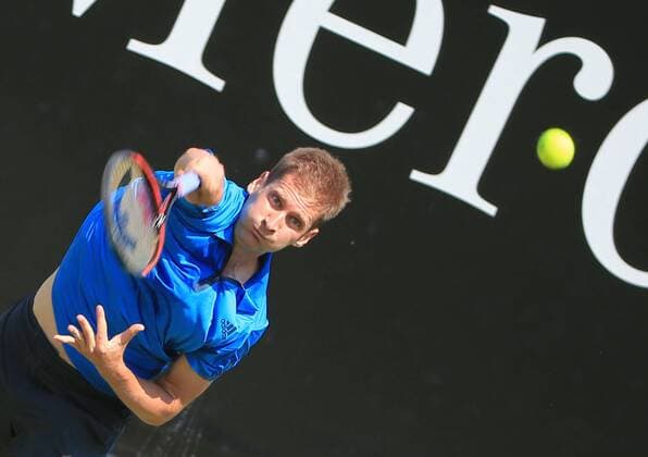 07.06.2016, Mercedes Cup Stuttgart, ATP Tennis Herren Tour, Tennis im Bild: Florian Mayer (GER)