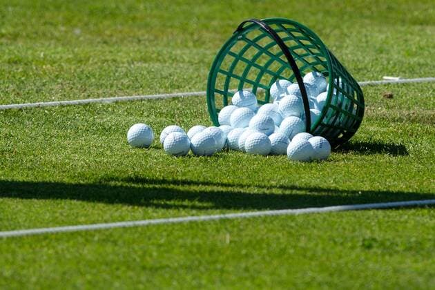 GOLF - Lyoness Open 2016 ATZENBRUGG,AUSTRIA,07.JUN.16 - GOLF - Lyoness Open, preview, training. Image shows the balls at driving range. GEPAxpictures xMaticxKlansek