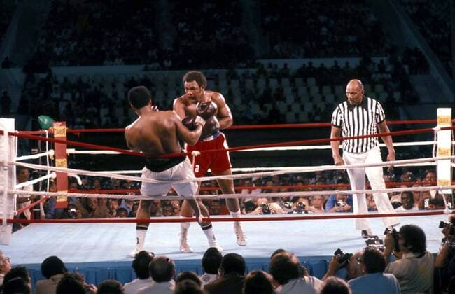 M5022.MUHAMMAD ALI VS. GEORGE FOREMAN. 1974 LETTER A TONE - ZUMAg49