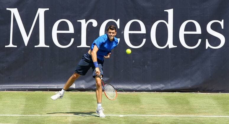 07.06.2016, Mercedes Cup Stuttgart, ATP Tennis Herren Tour, Tennis im Bild: Taylor Fritz (USA)