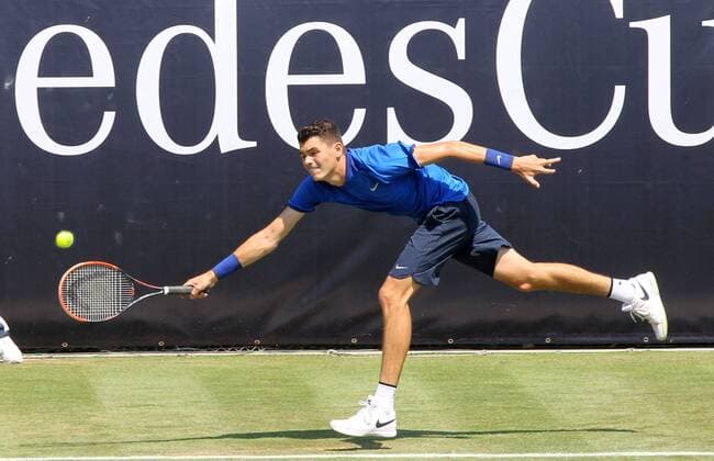 07.06.2016, Mercedes Cup Stuttgart, ATP Tennis Herren Tour, Tennis im Bild: Taylor Fritz (USA)