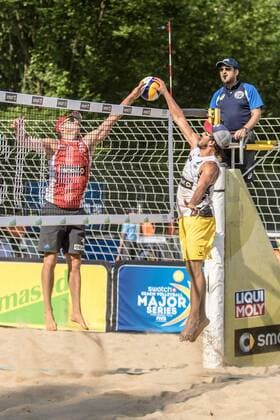 1 Michal Kadziola 2 Jakub Szalankiewicz (POL) - 1 Santiago Etchegaray 2 Gabriel Martin Ojeda Dapiaggi (ARG) FiVB Worldtour Major Hamburg