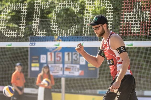 1 Armin Dollinger 2 Yannick Harms (GER) FiVB Worldtour Major Hamburg