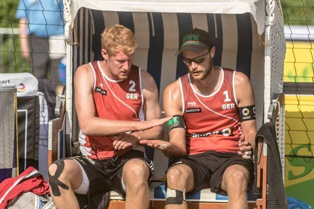1 Armin Dollinger 2 Yannick Harms (GER) FiVB Worldtour Major Hamburg