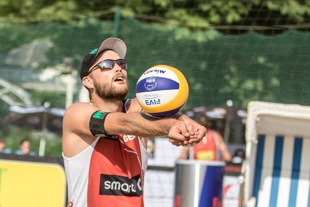 1 Armin Dollinger 2 Yannick Harms (GER) FiVB Worldtour Major Hamburg
