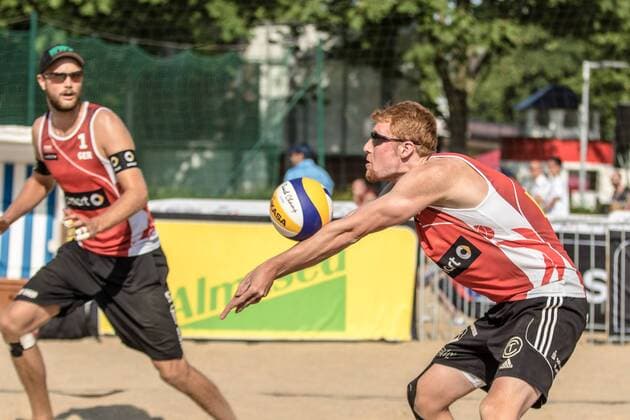 1 Armin Dollinger 2 Yannick Harms (GER) FiVB Worldtour Major Hamburg