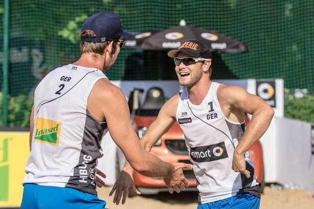 1 Stefan Windscheif 2 Sebastian Fuchs (GER) FiVB Worldtour Major Hamburg
