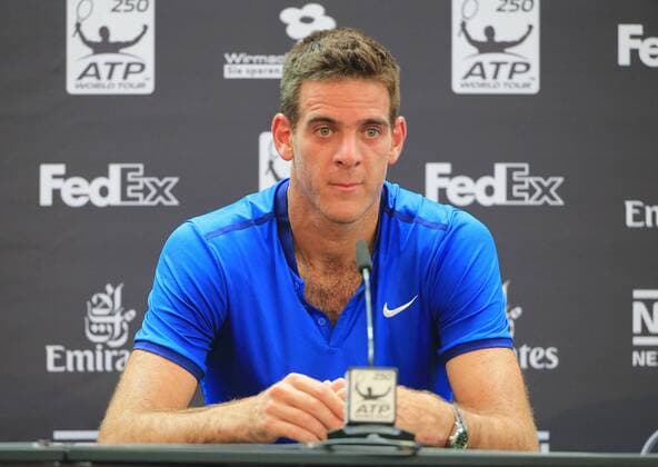 07.06.2016, Mercedes Cup Stuttgart, ATP Tennis Herren Tour, Tennis im Bild: Juan Martin Del Potro (ARG)