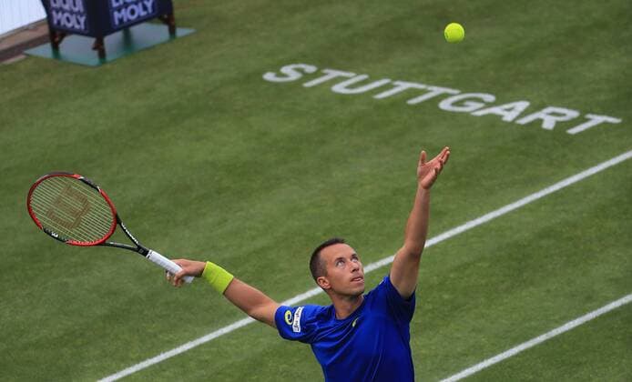 Bilder des Tages - SPORT 07.06.2016, Mercedes Cup Stuttgart, ATP Tennis Herren Tour, Tennis im Bild: Philipp Kohlschreiber (GER)