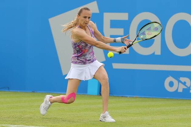 07.06.2016. Nottingham Tennis Centre, Nottingham, England. Aegon WTA Tennis Damen Nottingham Open Day 4. Magdalena Rybarikova of Slovakia in action xDavidxKissmanx  ActionPlus11746393