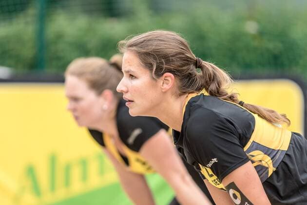 2 Chantal Laboureur 1 Julia Sude (GER) FiVB Worldtour Major Hamburg