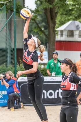 1 Isabelle Forrer 2 Anouk Verge-Depre (SUI) FiVB Worldtour Major Hamburg