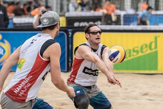 1 Josh Binstock 2 Sam Schachter (CAN) FiVB Worldtour Major Hamburg