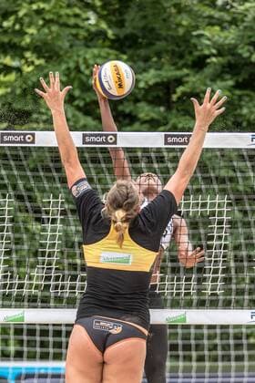 2 Linline Matauatu (VAN) - 2 Victoria Bieneck (GER) FiVB Worldtour Major Hamburg