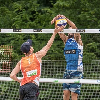 2 Robert Meeuwsen (NED) - 2 Zoupani Nikos (GRE) FiVB Worldtour Major Hamburg