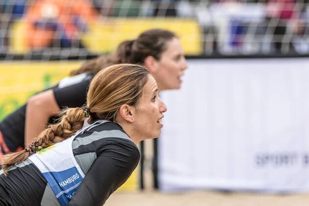 2 Vasiliki Arvaniti 1 Panagiota Karagkouni (GRE) FiVB Worldtour Major Hamburg