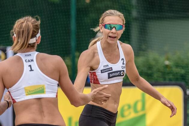 1 Jamie Lynn Broder 2 Kristina Valjas (CAN) FiVB Worldtour Major Hamburg