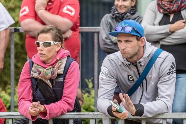 Tilo Backhaus - Trainer von 1 Katrin Holtwick 2 Ilka Semmler (GER) FiVB Worldtour Major Hamburg