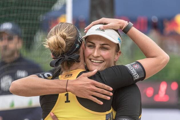 1 Katrin Holtwick 2 Ilka Semmler (GER) FiVB Worldtour Major Hamburg