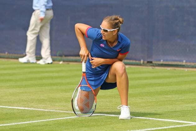 08.06.2016. Nottingham Tennis Centre, Nottingham, England. Aegon WTA Tennis Damen Nottingham Open Day 5. Nicole Melichar of the USA xDavidxKissmanx  ActionPlus11746441