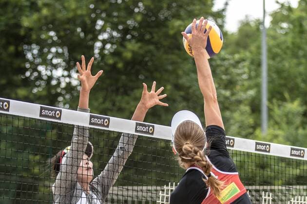 1 Nadine Zumkehr (SUI) - 1 Fan Wang (CHN) FiVB Worldtour Major Hamburg