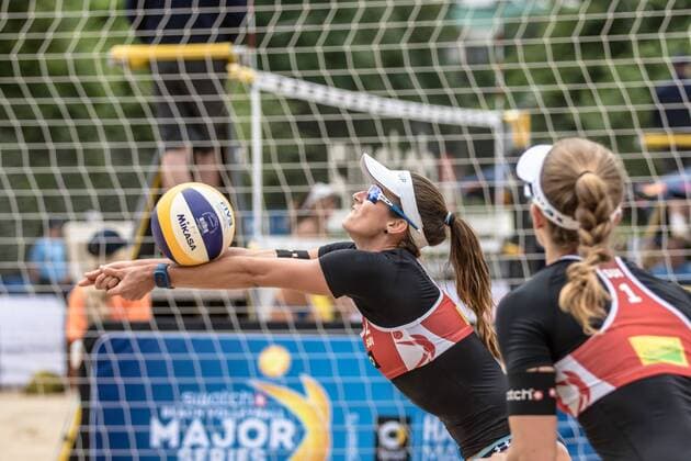 2 Joana Heidrich 1 Nadine Zumkehr (SUI) FiVB Worldtour Major Hamburg