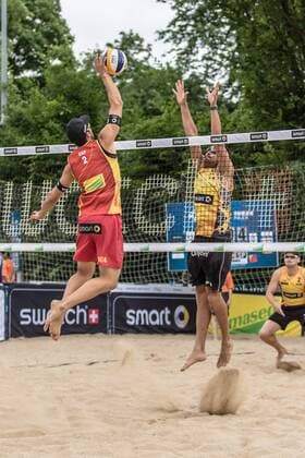 2 Adrian Gavira Collado (ESP) - 1 Jonathan Erdmann (GER) FiVB Worldtour Major Hamburg