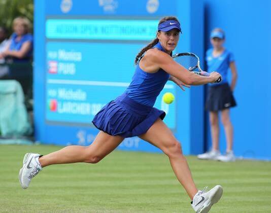 TENNIS - WTA Tennis Damen Aegon Open 2016 NOTTINGHAM,ENGLAND,08.JUN.16 - TENNIS - WTA Tour, Aegon Open. Image shows Michelle Larcher de Brito (POR). GEPAxpictures xAlanxGrieves