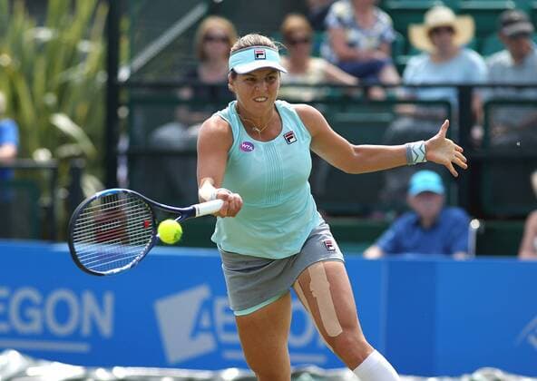 TENNIS - WTA Tennis Damen Aegon Open 2016 NOTTINGHAM,ENGLAND,08.JUN.16 - TENNIS - WTA Tour, Aegon Open. Image shows Anna Tatishvili (GEO). GEPAxpictures xAlanxGrieves