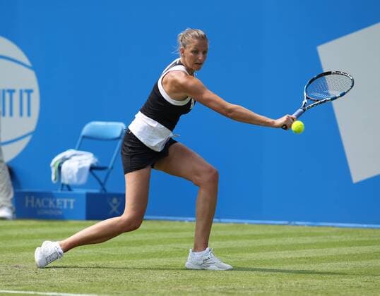 TENNIS - WTA Tennis Damen Aegon Open 2016 NOTTINGHAM,ENGLAND,08.JUN.16 - TENNIS - WTA Tour, Aegon Open. Image shows Karolina Pliskova (CZE). GEPAxpictures xAlanxGrieves