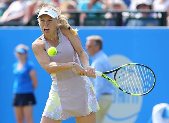 TENNIS - WTA Tennis Damen Aegon Open 2016 NOTTINGHAM,ENGLAND,08.JUN.16 - TENNIS - WTA Tour, Aegon Open. Image shows Caroline Wozniacki (DAN). GEPAxpictures xAlanxGrieves